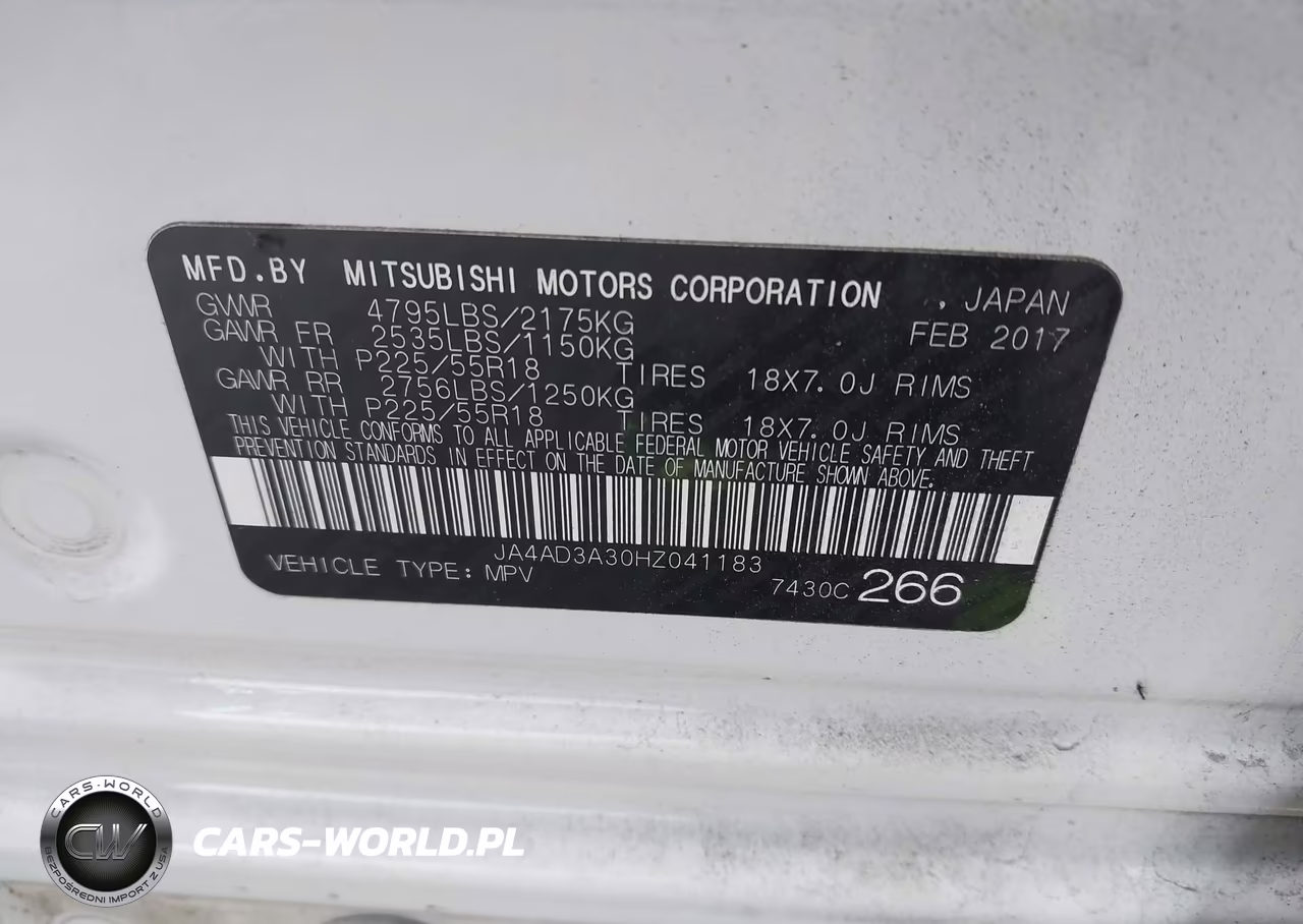 2017 Mitsubishi Outlander Se-Sel VIN:JA4AD3A30HZ041183 - 9