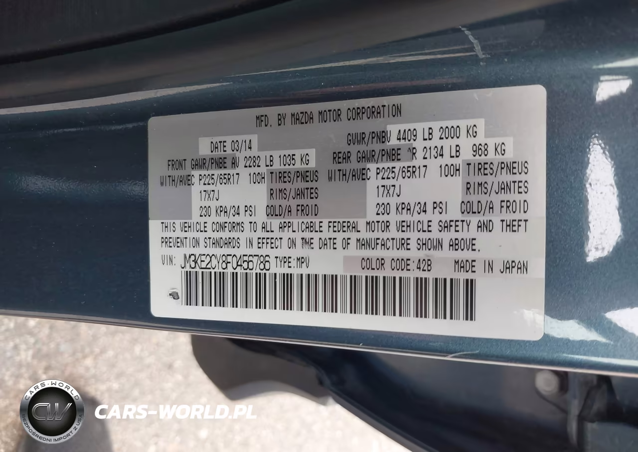 2015 Mazda Cx-5 Touring VIN:JM3KE2CY8F0456786 - 9