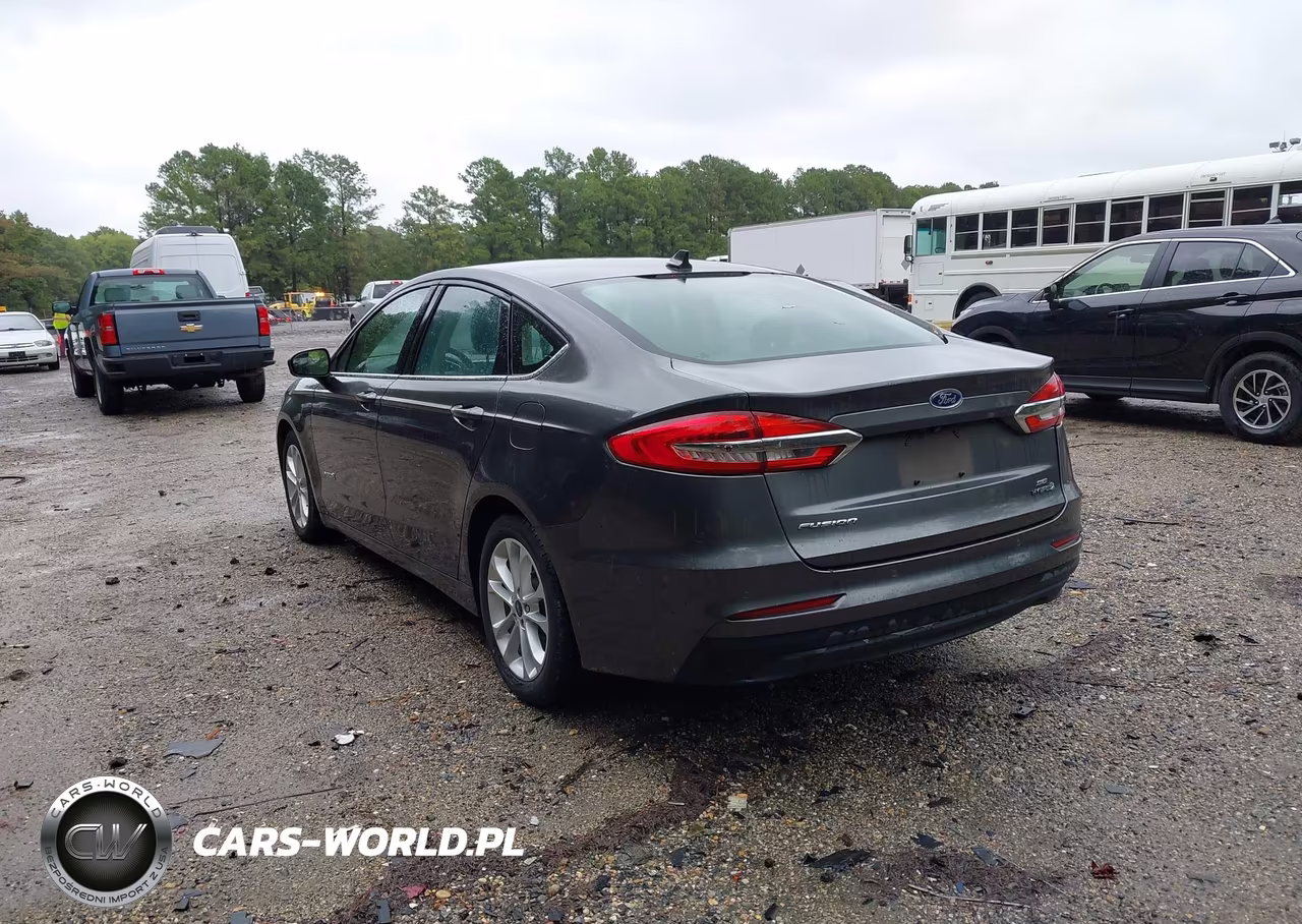 2019 Ford Fusion Hybrid Se VIN:3FA6P0LU9KR258708 - 3