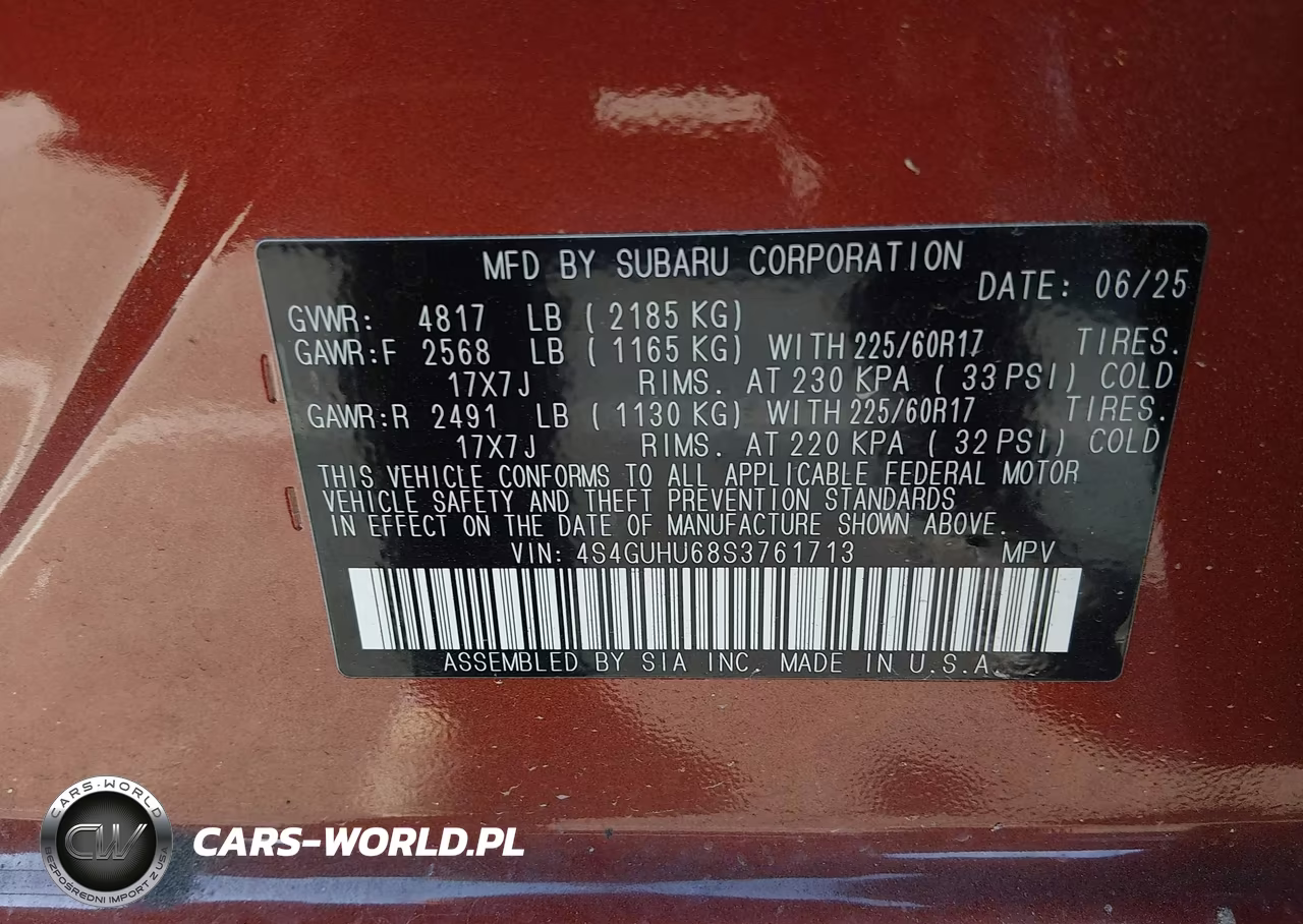 2025 Subaru Crosstrek Wilderness VIN:4S4GUHU68S3761713 - 9