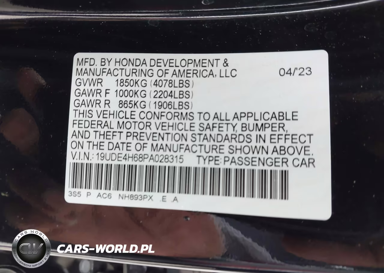 2023 Acura Integra A-Spec Technology VIN:19UDE4H68PA028315 - 9