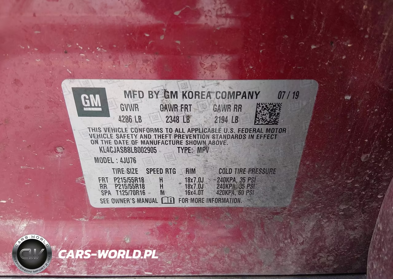 2020 Buick Encore Fwd Preferred VIN:KL4CJASB8LB002905 - 9
