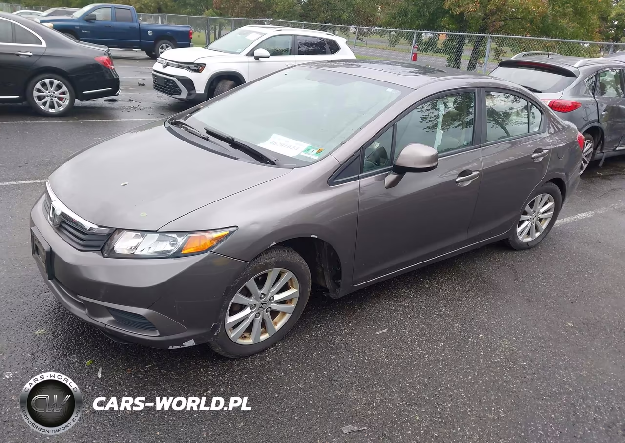 2012 Honda Civic Sdn Ex VIN:19XFB2F80CE393135 - 2