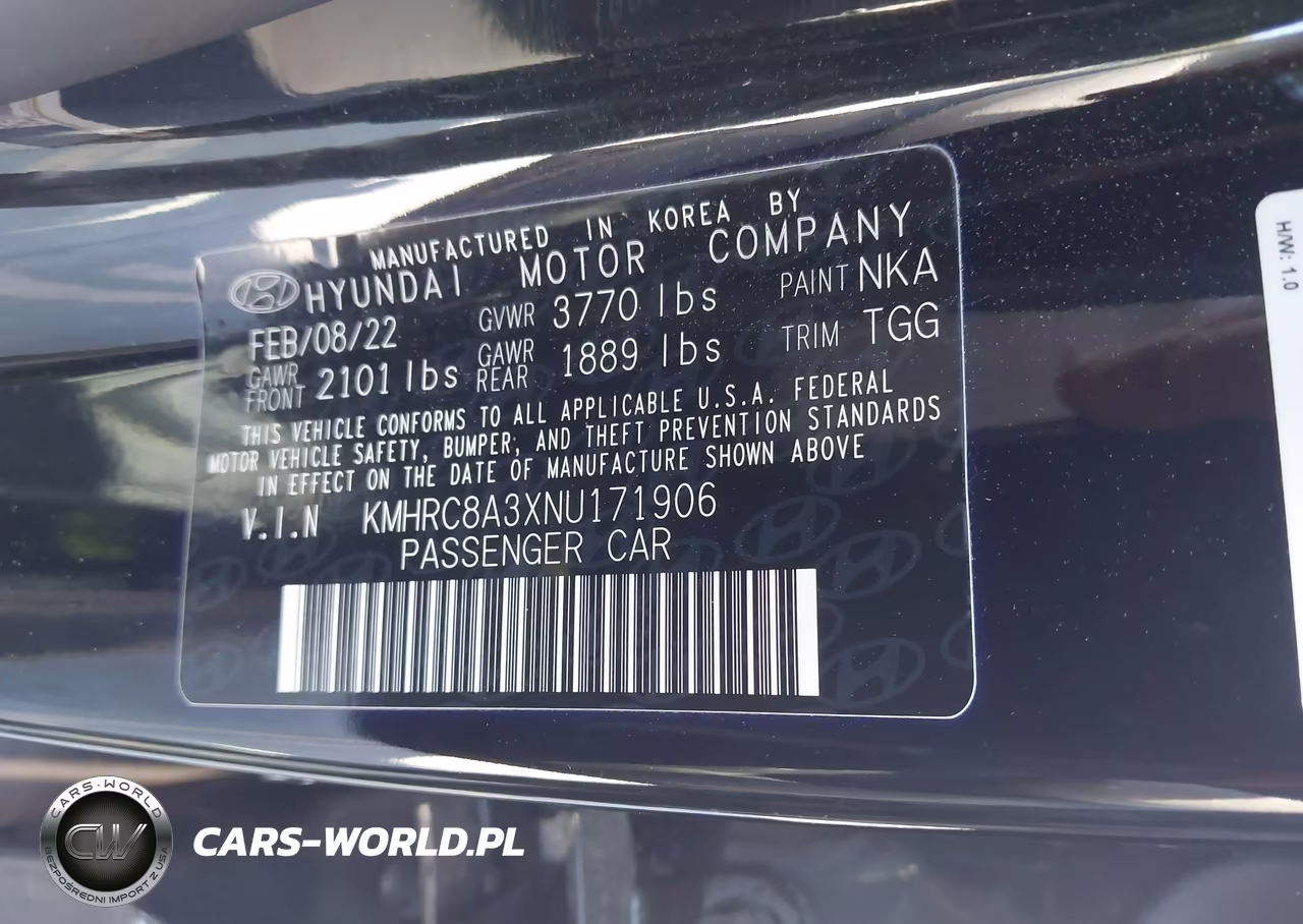 2022 Hyundai Venue Sel VIN:KMHRC8A3XNU171906 - 9