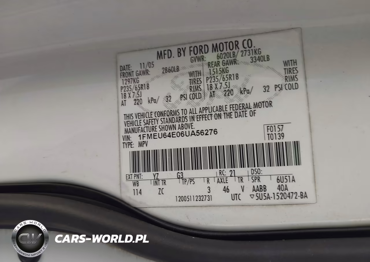 2006 Ford Explorer Eddie Bauer VIN:1FMEU64E06UA56276 - 9