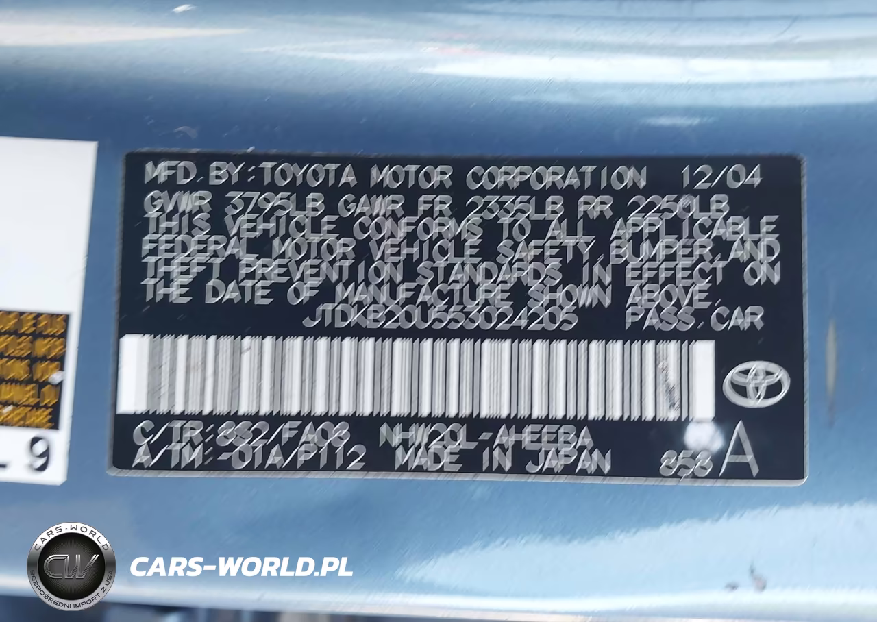 2005 Toyota Prius VIN:JTDKB20U553024205 - 9