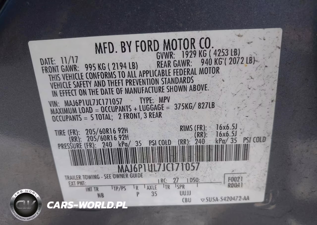2018 Ford Ecosport Se VIN:MAJ6P1UL7JC171057 - 9