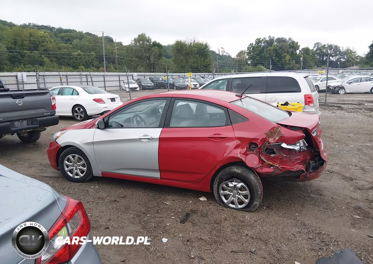 2013 Hyundai Accent Gls VIN:KMHCT4AEXDU309782 - 15