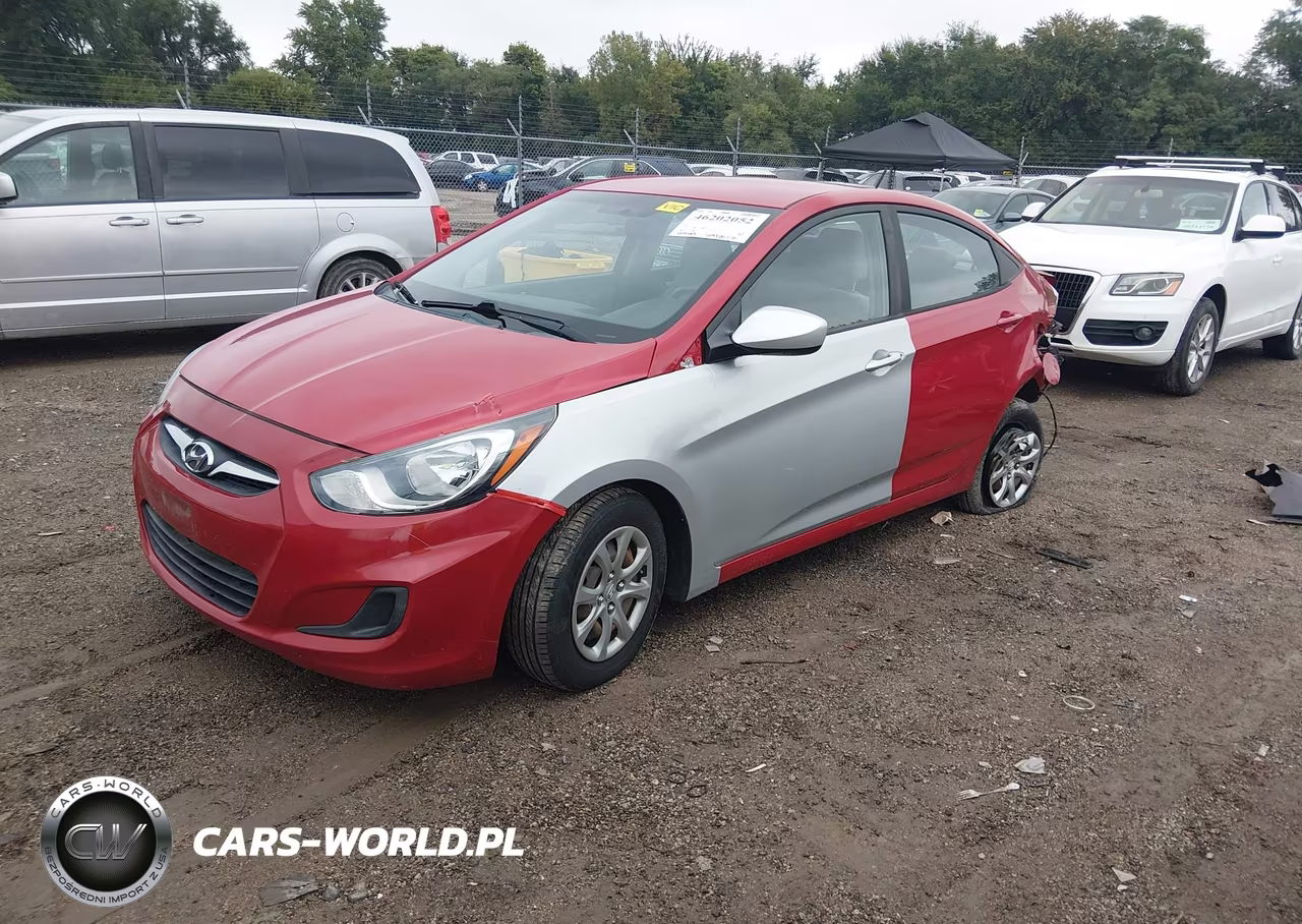 2013 Hyundai Accent Gls VIN:KMHCT4AEXDU309782 - 2