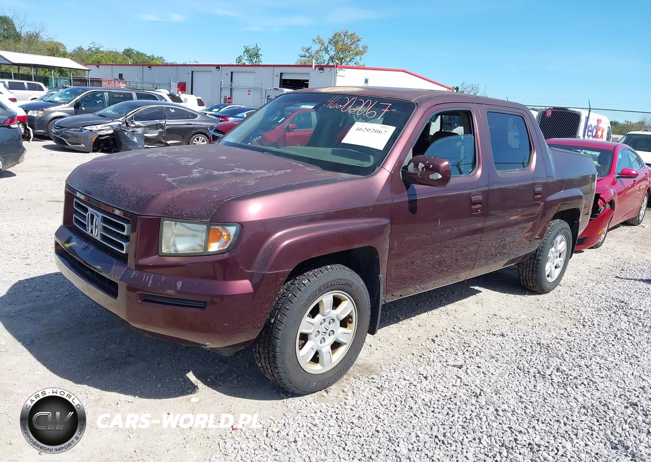 2007 Honda Ridgeline Rtl VIN:2HJYK16577H540954 - 2