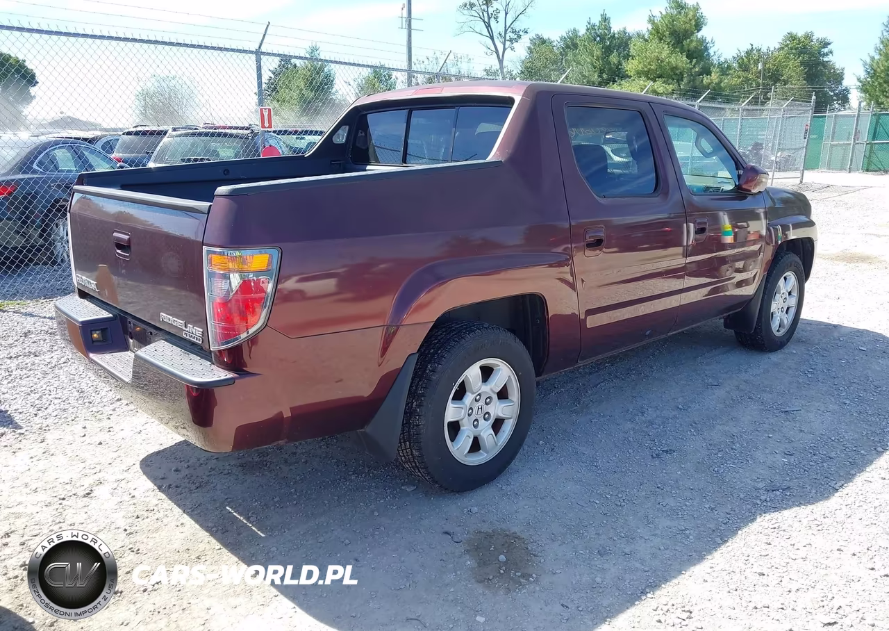 2007 Honda Ridgeline Rtl VIN:2HJYK16577H540954 - 4