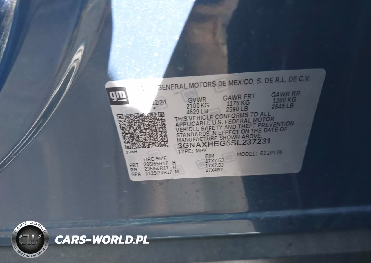 2025 Chevrolet Equinox Fwd Lt VIN:3GNAXHEG5SL237231 - 9