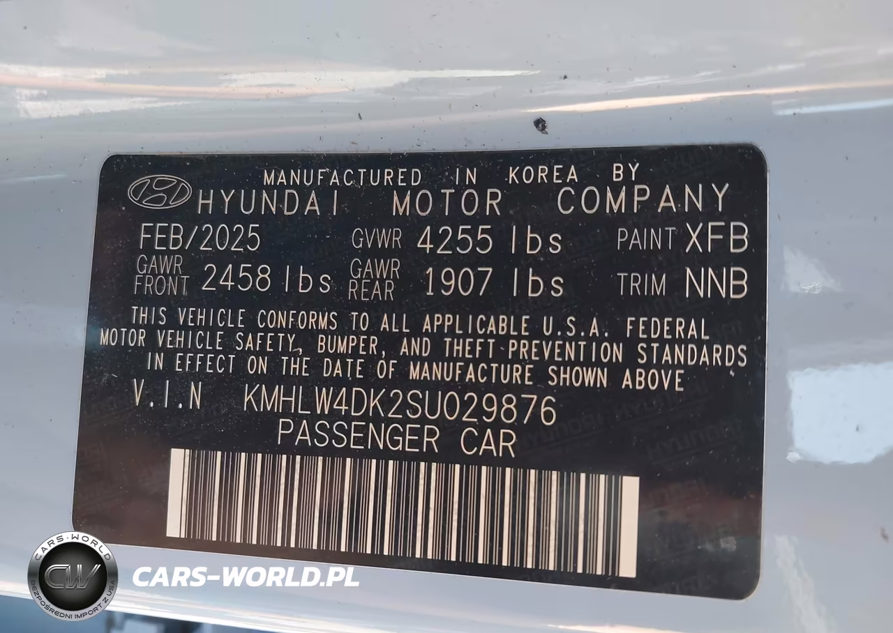 2025 Hyundai Elantra N VIN:KMHLW4DK2SU029876 - 9