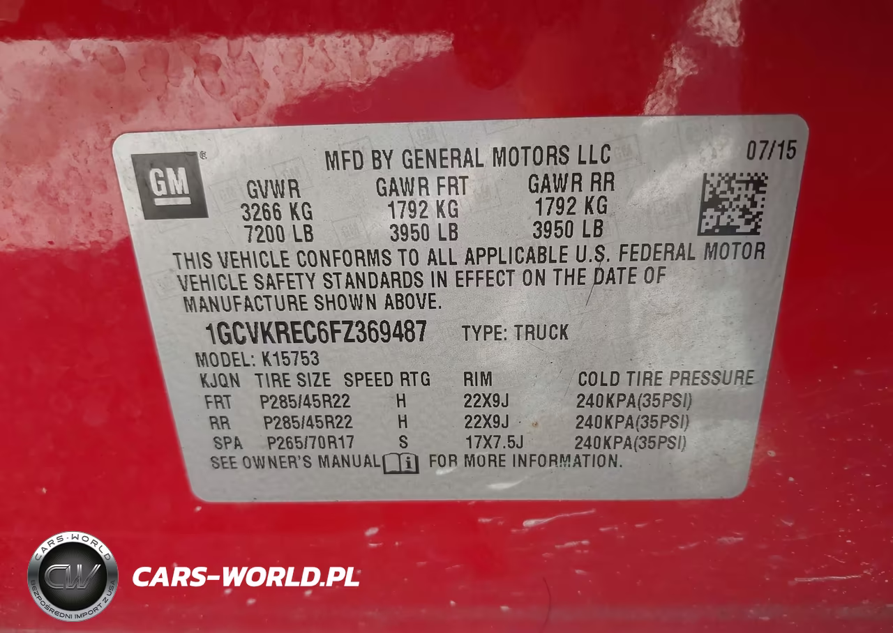 2015 Chevrolet Silverado 1500 Lt VIN:1GCVKREC6FZ369487 - 9