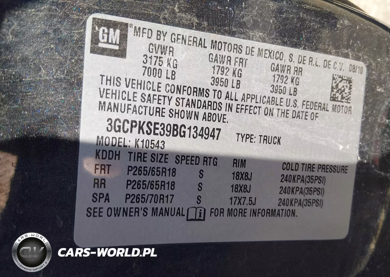 2011 Chevrolet Silverado 1500 Lt VIN:3GCPKSE39BG134947 - 9