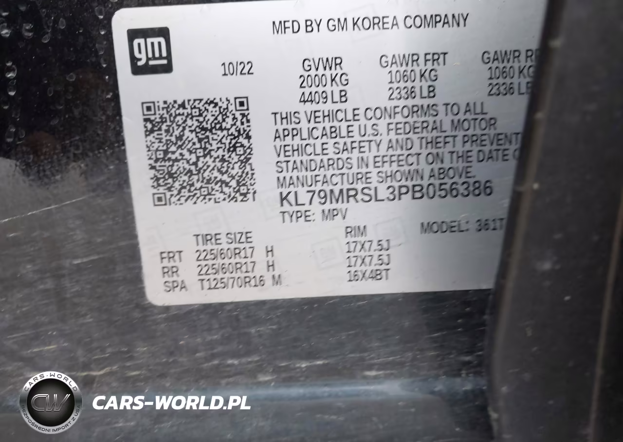 2023 Chevrolet Trailblazer Awd Lt VIN:KL79MRSL3PB056386 - 9