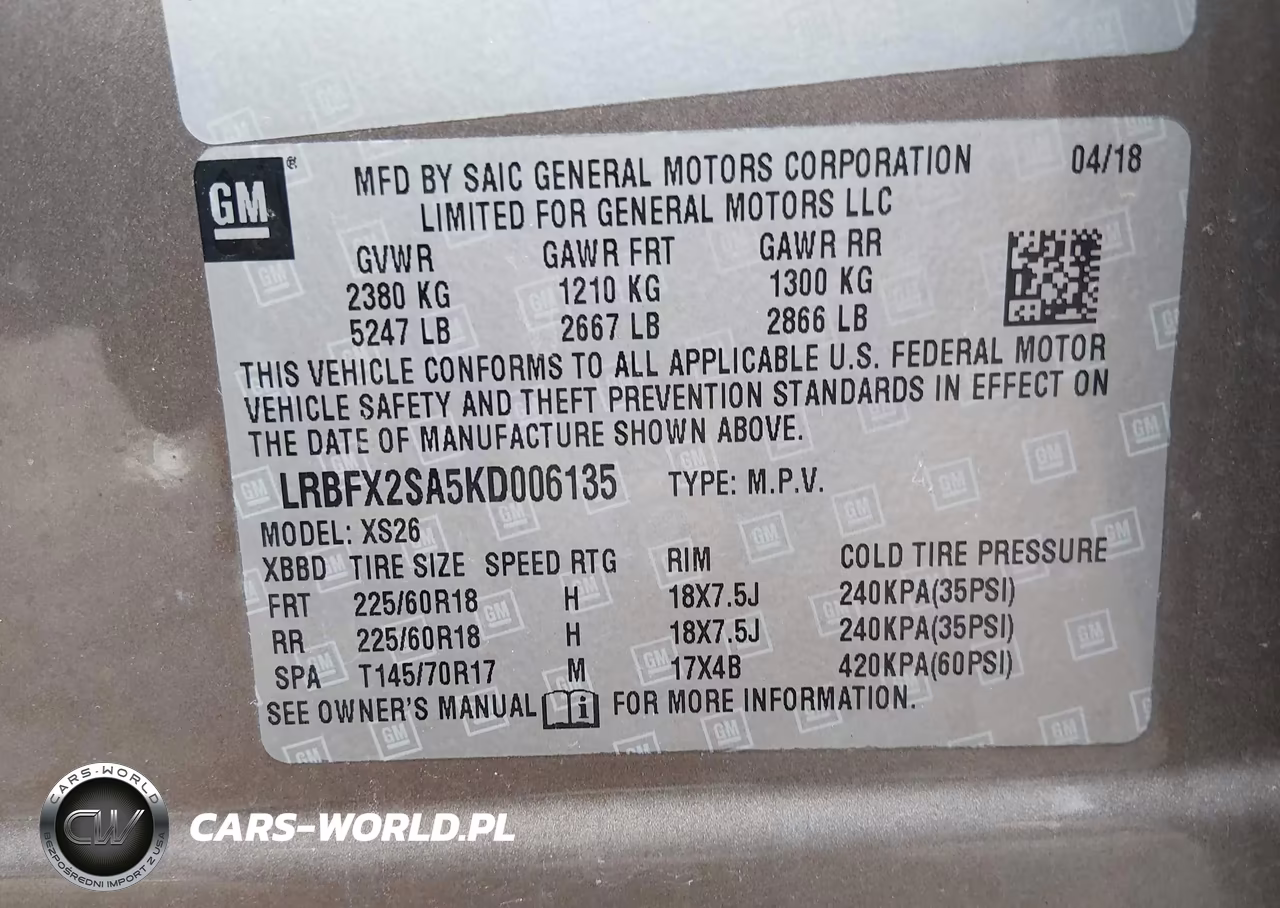 2019 Buick Envision Awd Essence VIN:LRBFX2SA5KD006135 - 9