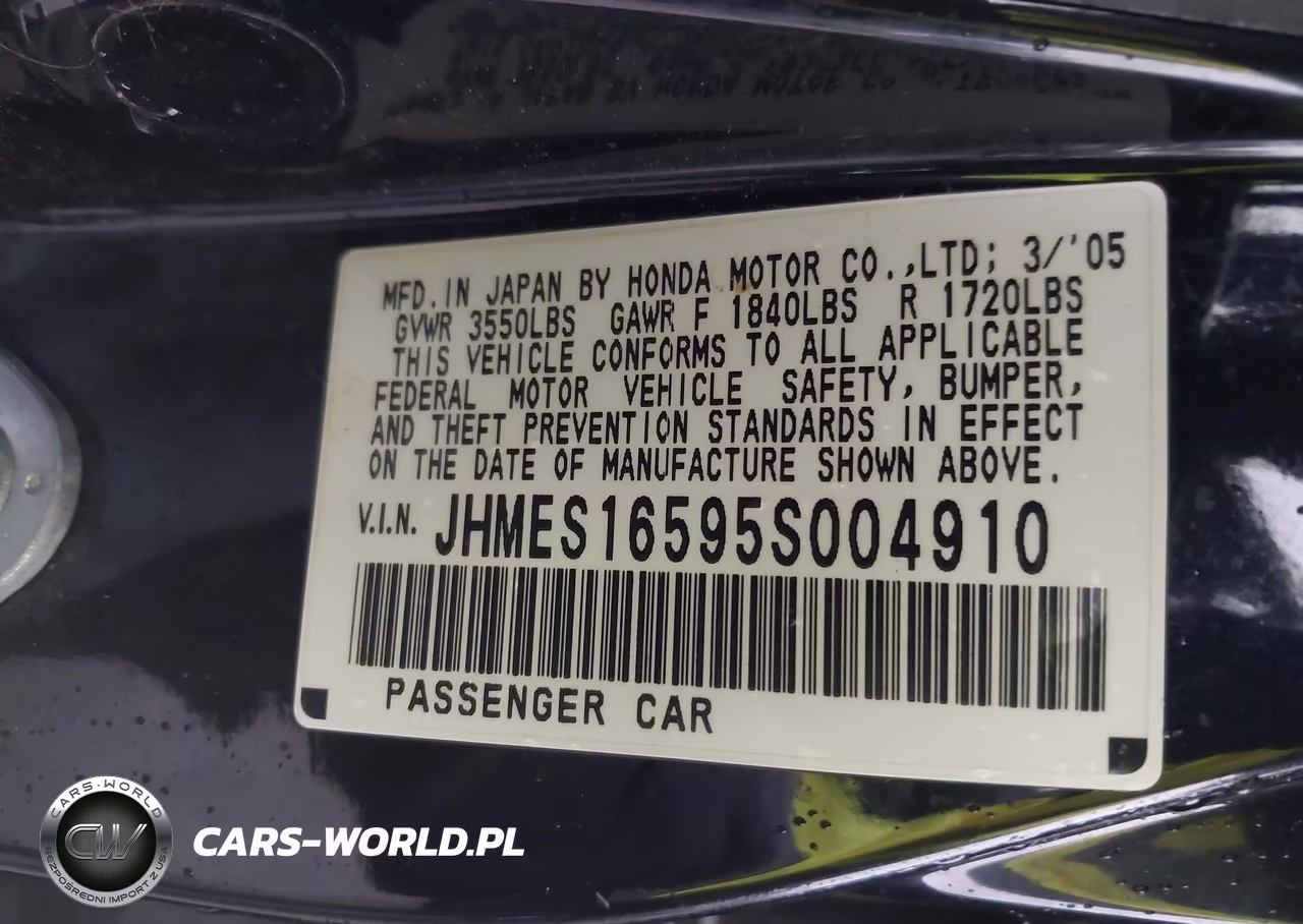 2005 Honda Civic Lx VIN:JHMES16595S004910 - 9