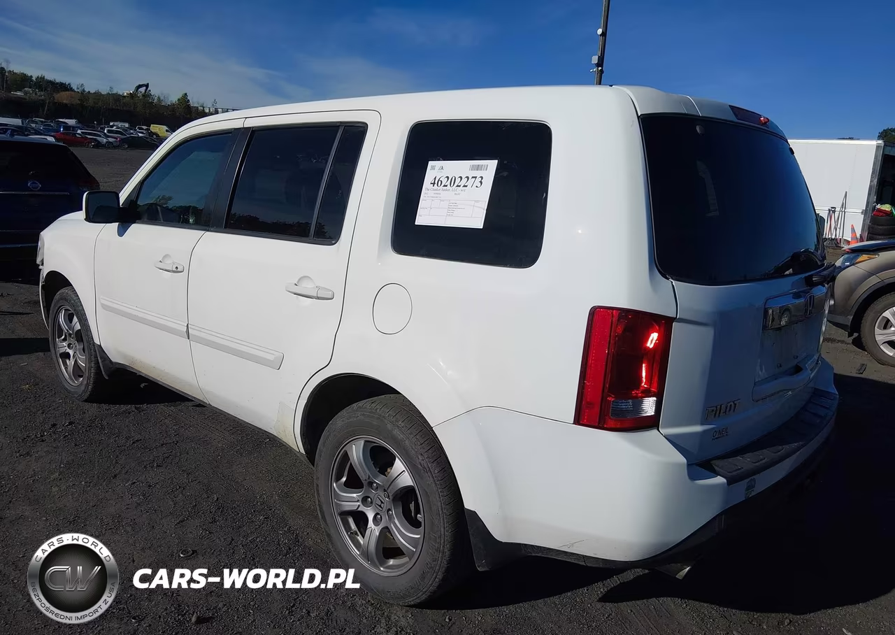 2012 Honda Pilot Ex-L VIN:5FNYF4H6XCB037712 - 3