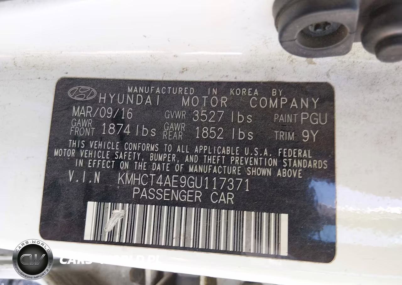 2016 Hyundai Accent Se VIN:KMHCT4AE9GU117371 - 9