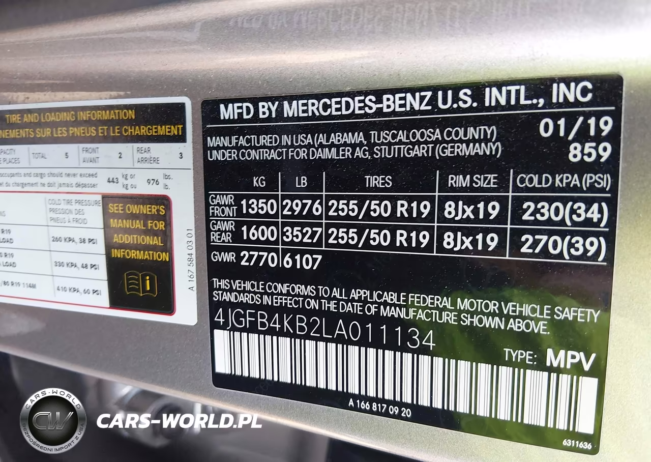 2020 Mercedes-Benz Gle 350 4Matic VIN:4JGFB4KB2LA011134 - 9