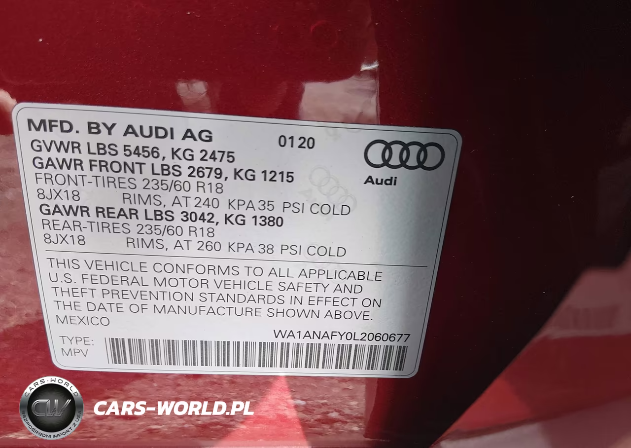 2020 Audi Q5 Premium 45 Tfsi Quattro S Tronic VIN:WA1ANAFY0L2060677 - 9