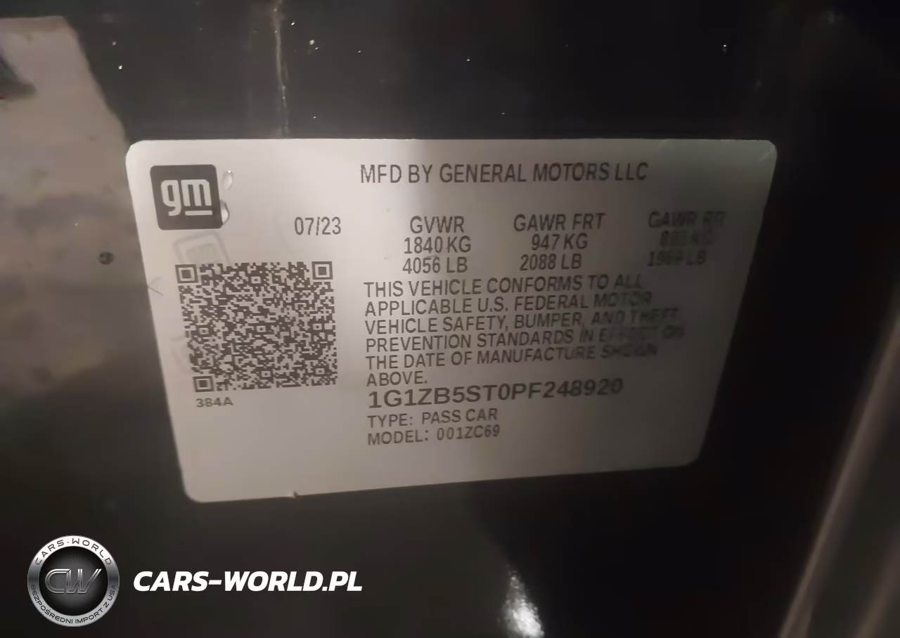 2023 Chevrolet Malibu Fwd Ls VIN:1G1ZB5ST0PF248920 - 9