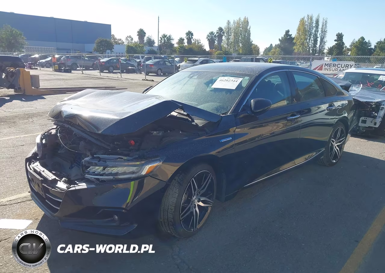 2021 Honda Accord Hybrid Touring VIN:1HGCV3F90MA006677 - 2