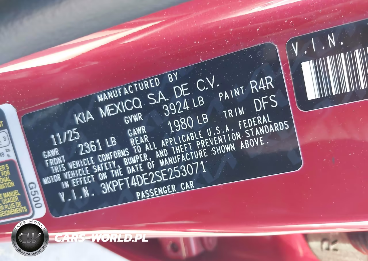 2025 Kia K4 Lxs VIN:3KPFT4DE2SE253071 - 9