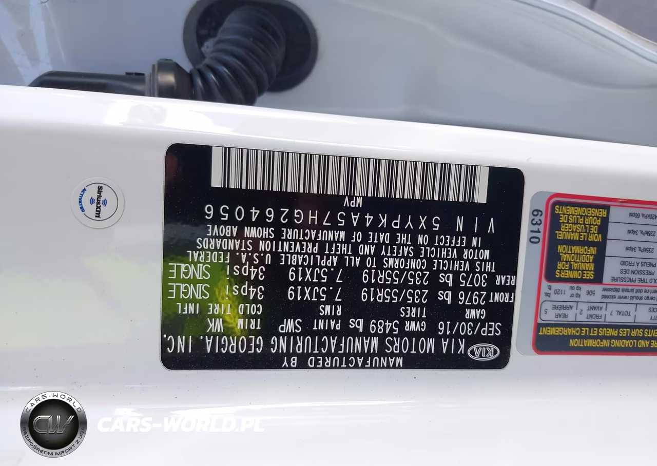 2017 Kia Sorento 3.3L Sx VIN:5XYPK4A57HG264056 - 9