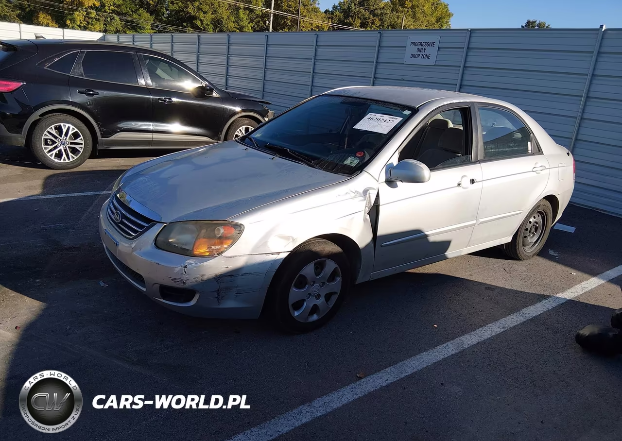 2009 Kia Spectra Lx VIN:KNAFE221695615873 - 2