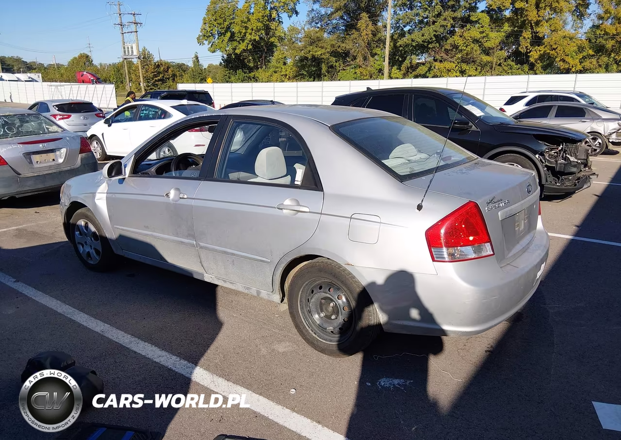 2009 Kia Spectra Lx VIN:KNAFE221695615873 - 3