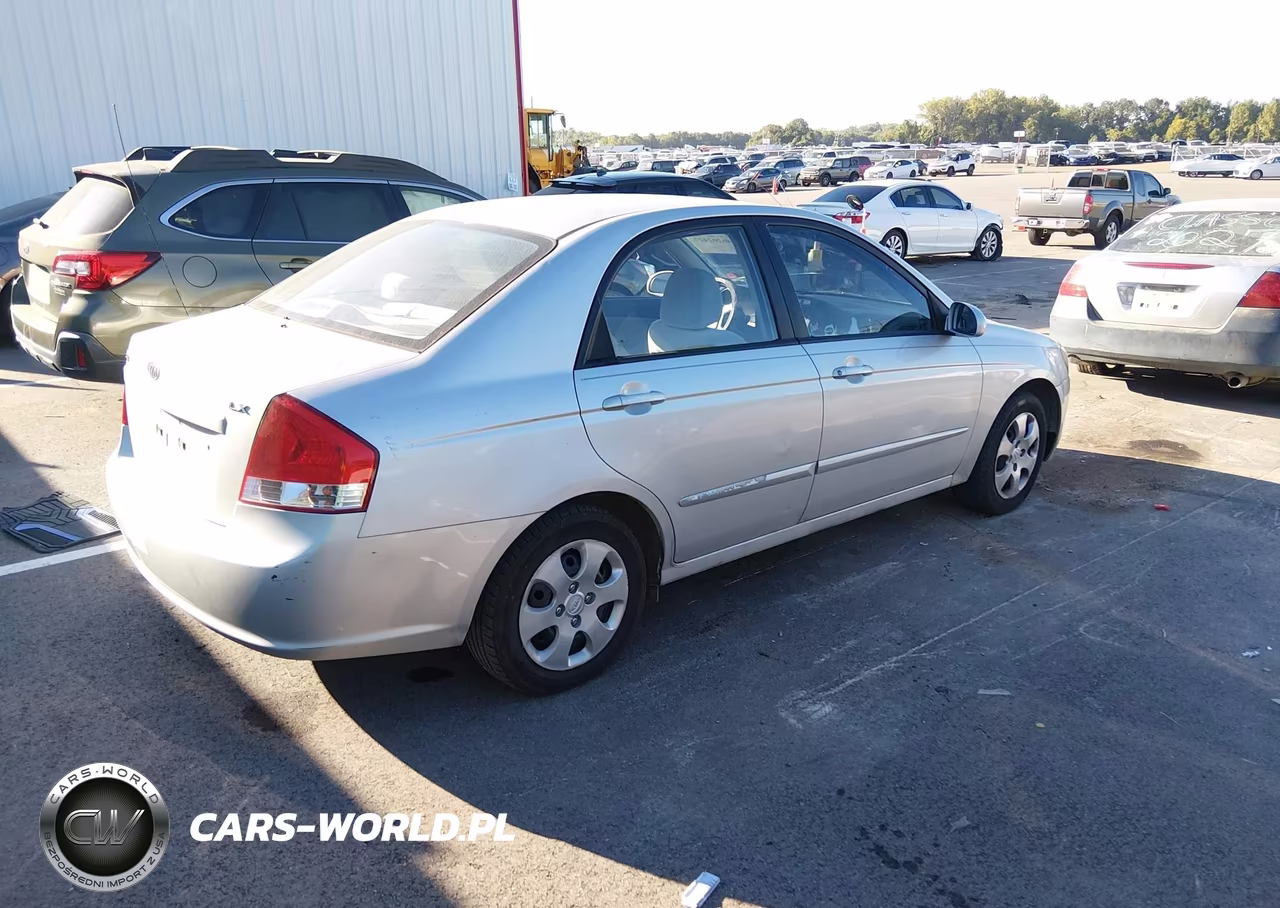 2009 Kia Spectra Lx VIN:KNAFE221695615873 - 4