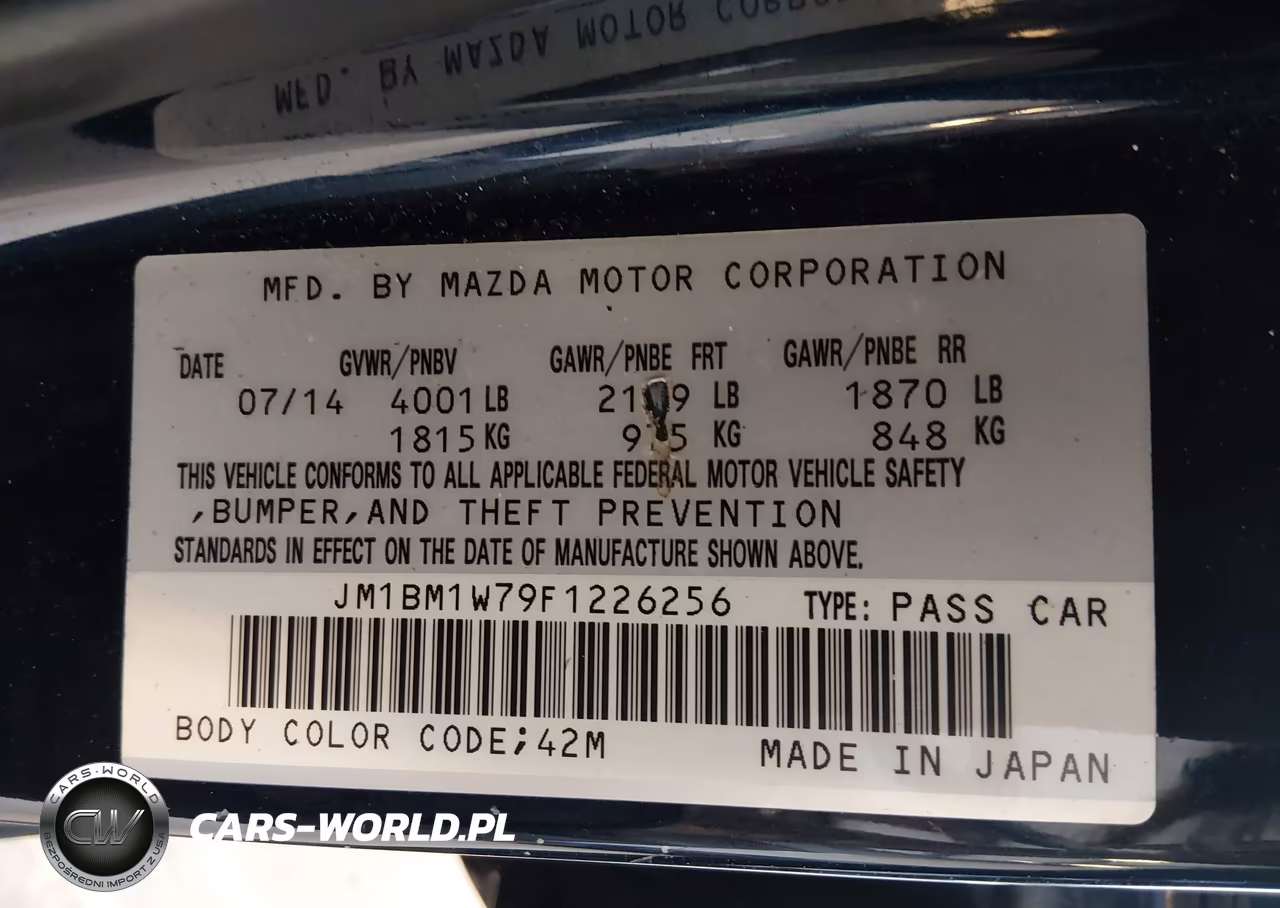 2015 Mazda Mazda3 I Grand Touring VIN:JM1BM1W79F1226256 - 9