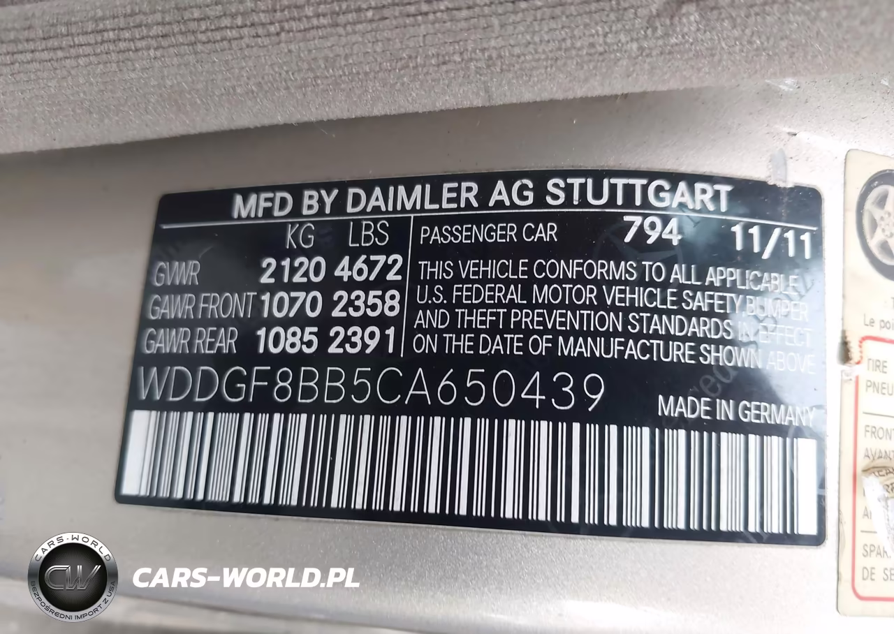 2012 Mercedes-Benz C 300 C 300 Luxury-Sport 4Matic VIN:WDDGF8BB5CA650439 - 9
