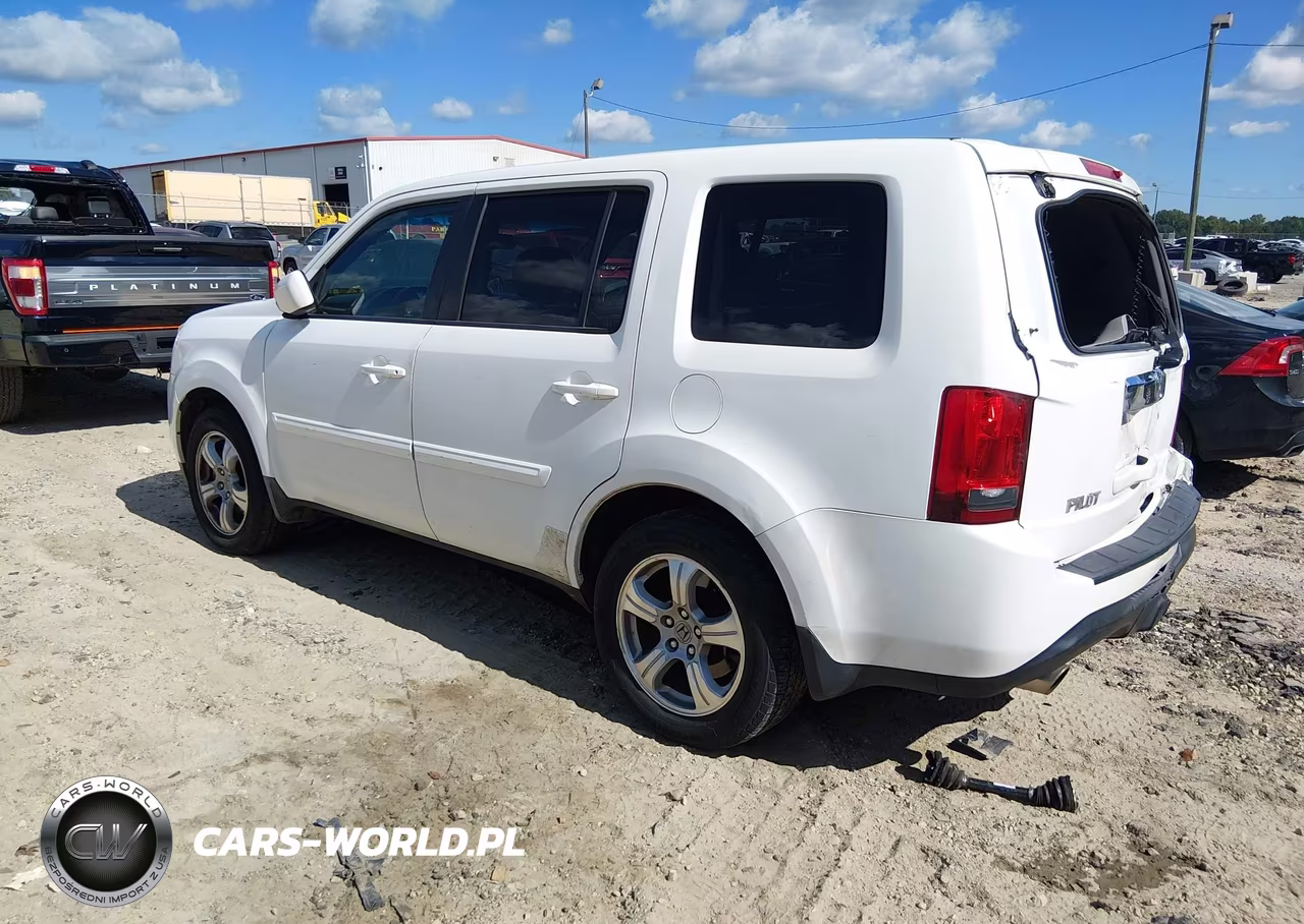 2012 Honda Pilot Ex-L VIN:5FNYF3H59CB014701 - 3