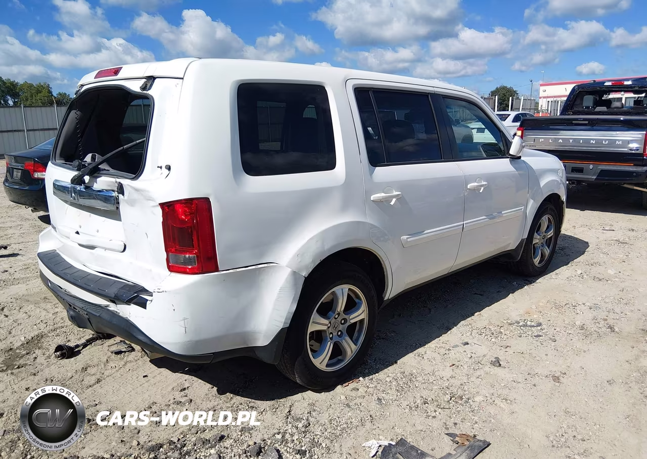 2012 Honda Pilot Ex-L VIN:5FNYF3H59CB014701 - 4
