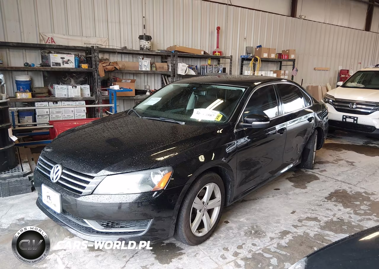 2013 Volkswagen Passat Se W-Sunroof Nav VIN:1VWBP7A32DC115349 - 2