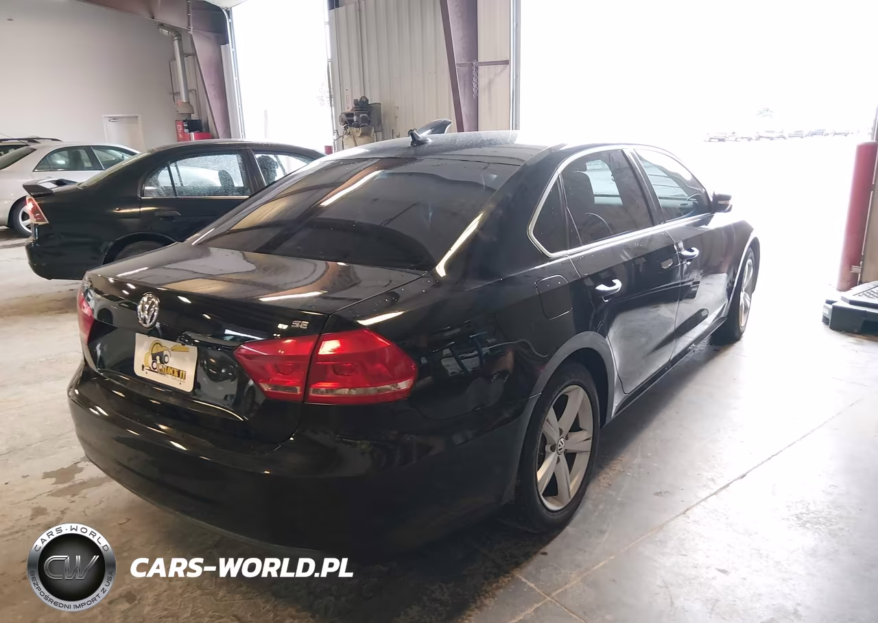 2013 Volkswagen Passat Se W-Sunroof Nav VIN:1VWBP7A32DC115349 - 4