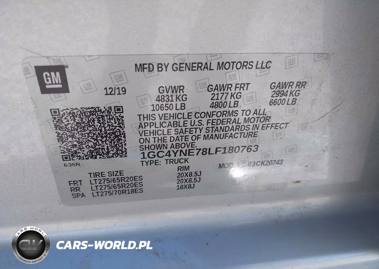2020 Chevrolet Silverado 2500Hd 4Wd Standard Bed Lt VIN:1GC4YNE78LF180763 - 8
