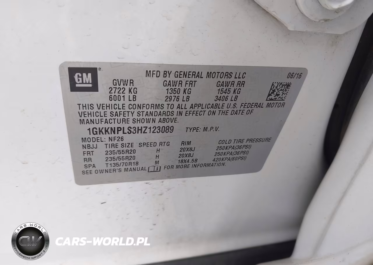 2017 GMC Acadia Denali VIN:1GKKNPLS3HZ123089 - 9