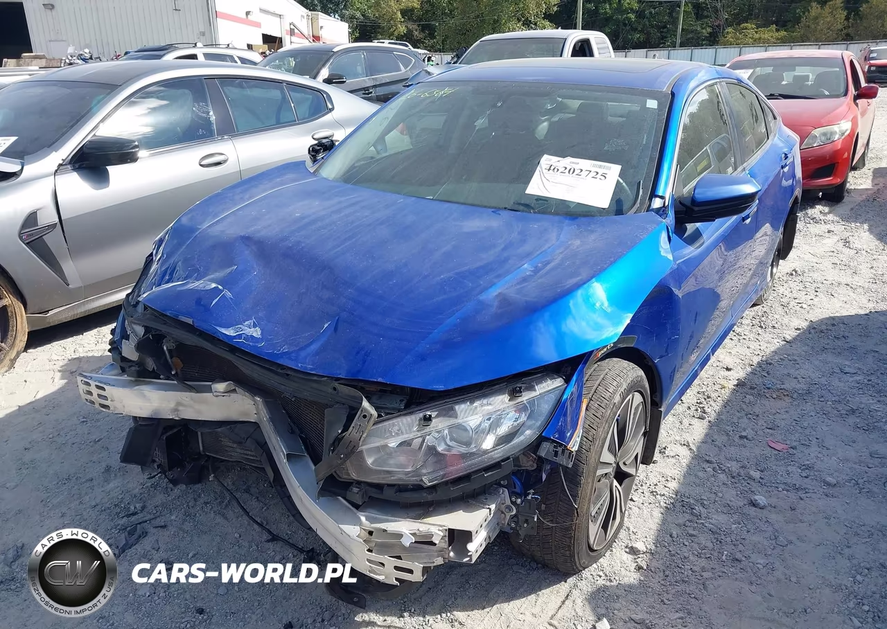2018 Honda Civic Ex-T VIN:JHMFC1F33JX039987 - 2