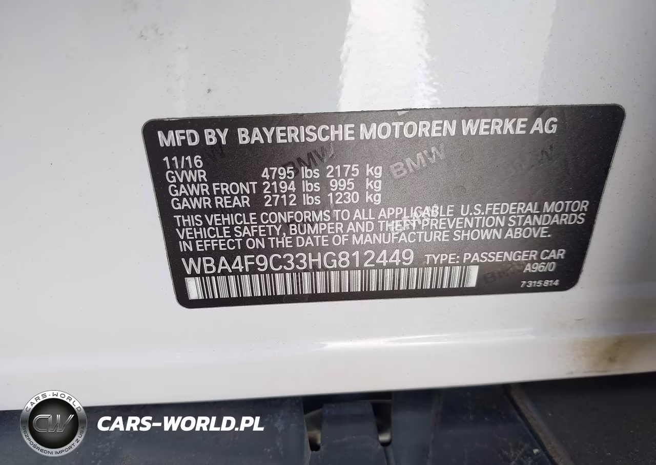 2017 BMW 430I Gran Coupe xDrive VIN:WBA4F9C33HG812449 - 9
