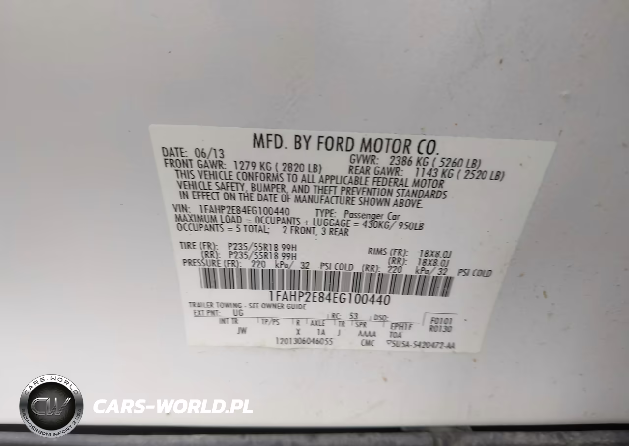 2014 Ford Taurus Sel VIN:1FAHP2E84EG100440 - 9