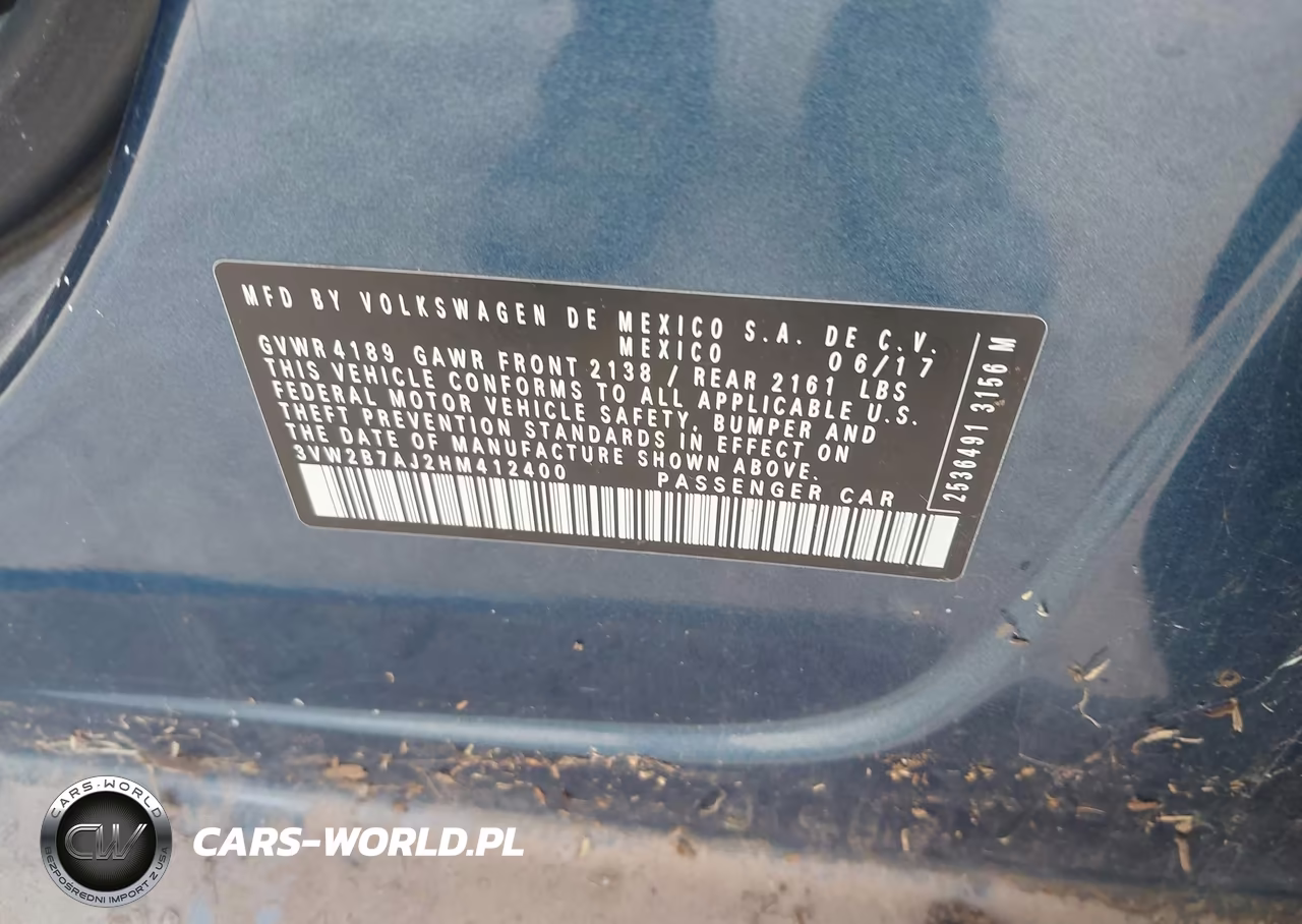 2017 Volkswagen Jetta 1.4T S VIN:3VW2B7AJ2HM412400 - 9