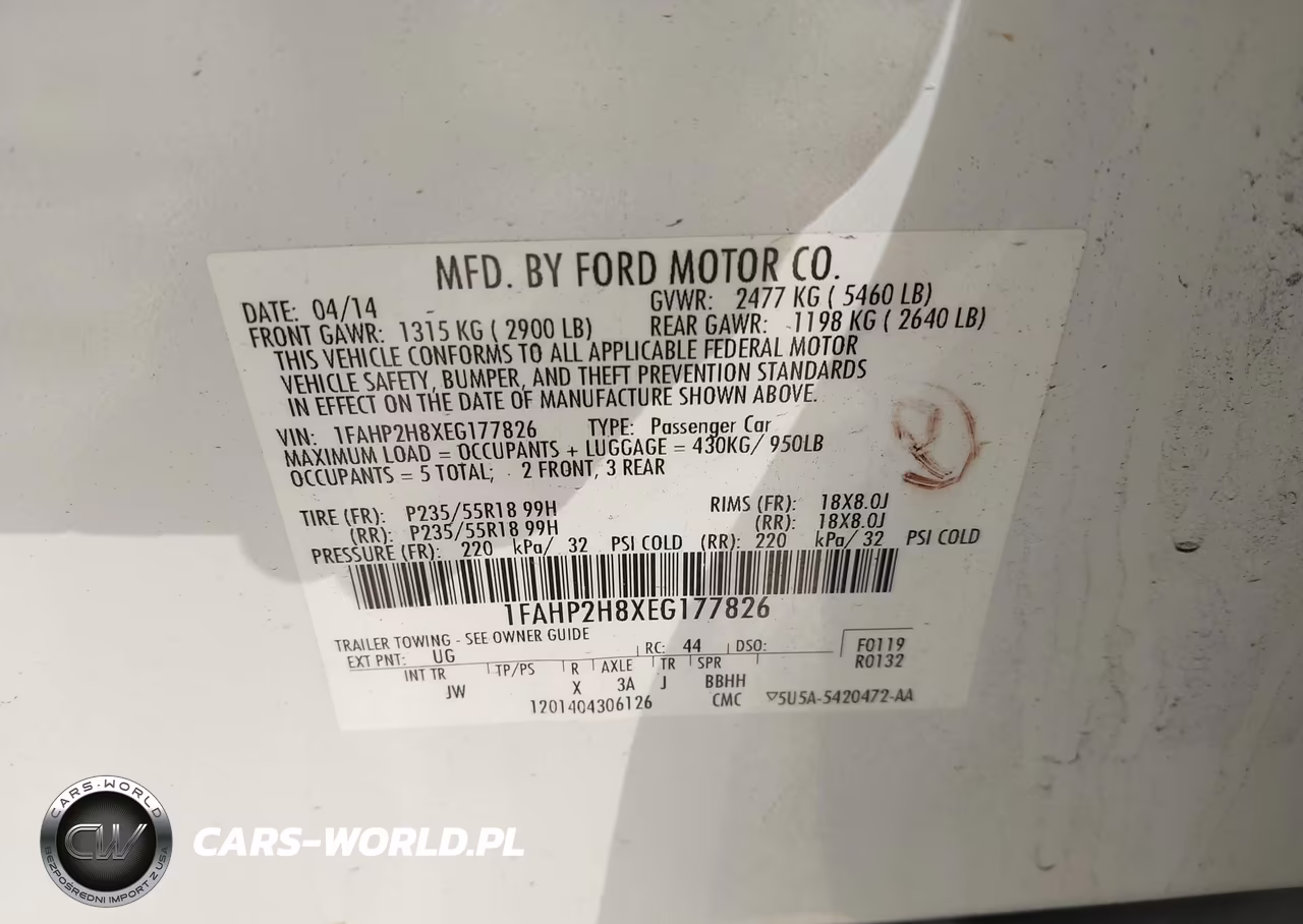 2014 Ford Taurus Sel VIN:1FAHP2H8XEG177826 - 9