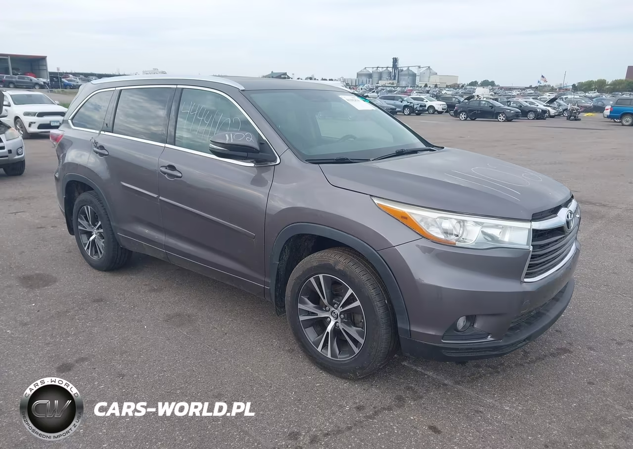 2016 Toyota Highlander Xle V6 VIN:5TDJKRFH1GS228841 - 1