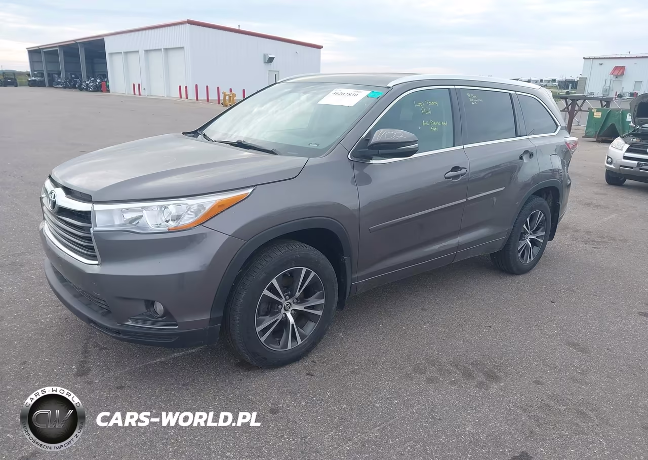 2016 Toyota Highlander Xle V6 VIN:5TDJKRFH1GS228841 - 2