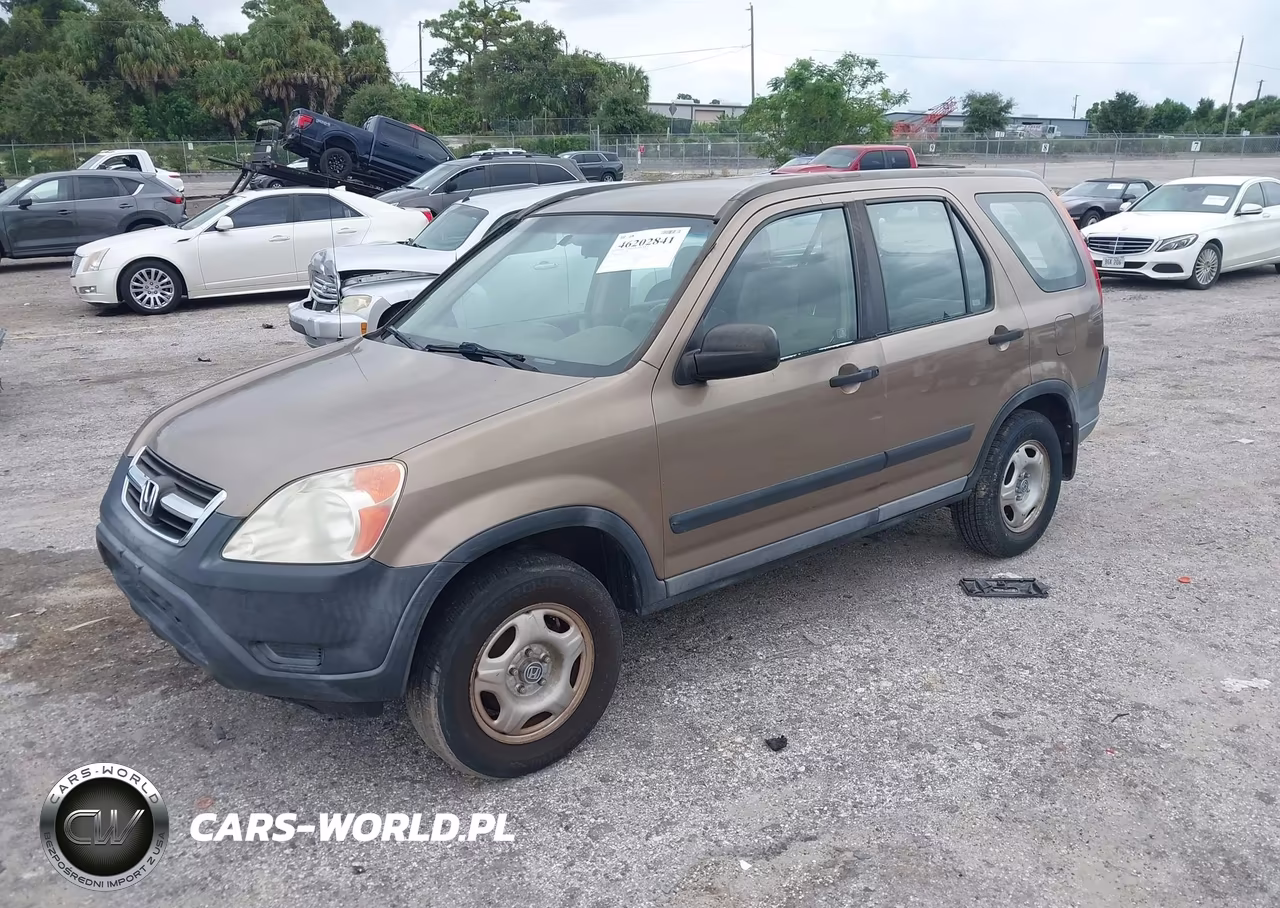 2003 Honda Cr-V Lx VIN:SHSRD68483U102893 - 2