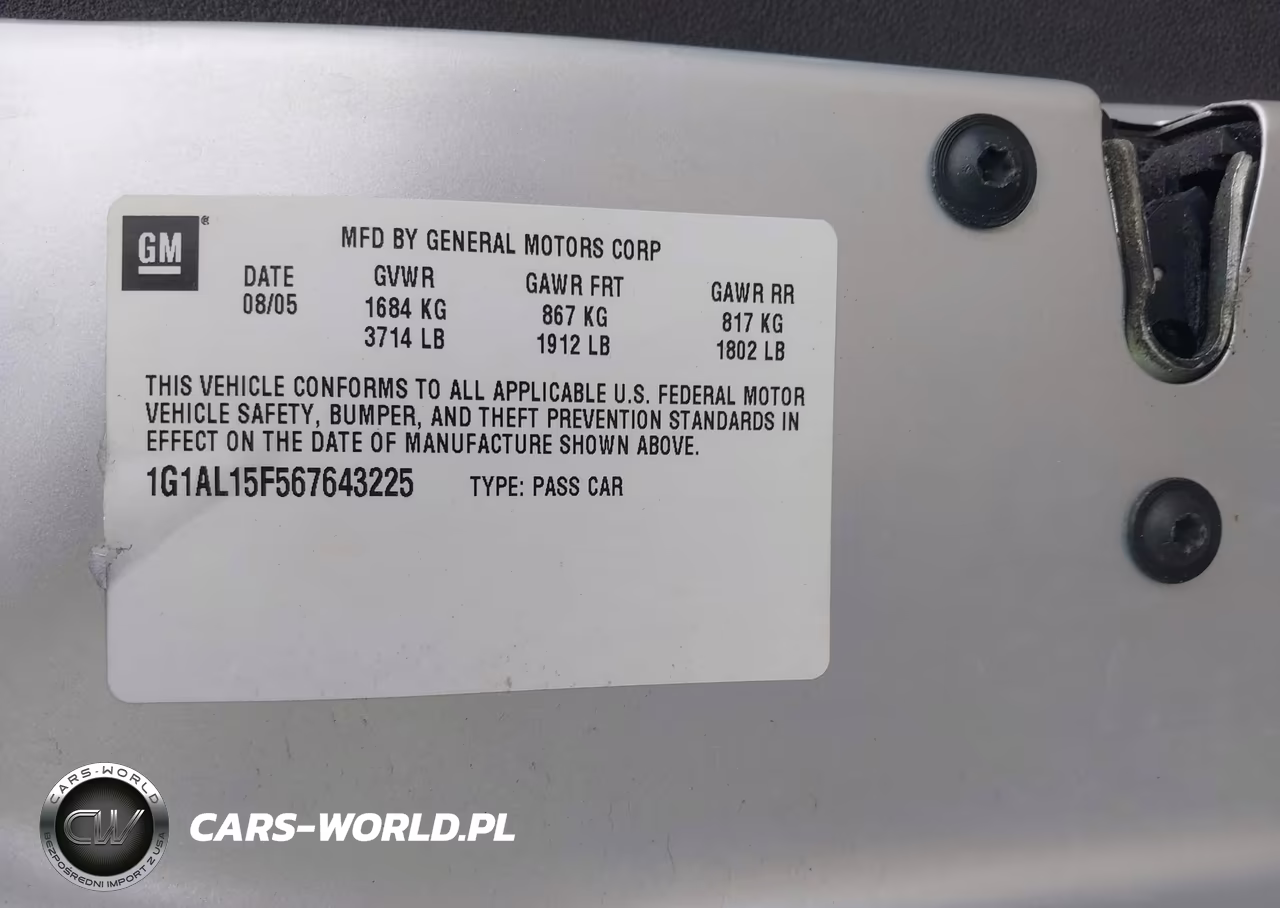 2006 Chevrolet Cobalt Lt VIN:1G1AL15F567643225 - 9